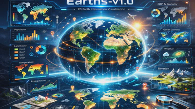 Earths-v1.0 现实地球展示 featured image